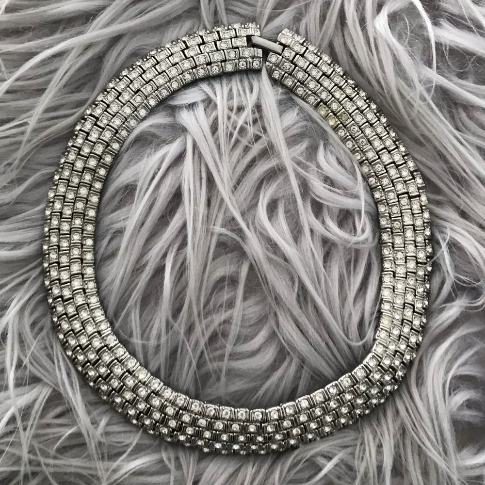 VINTAGE Rhinestone STUNNING Necklace - LIKE NEW!